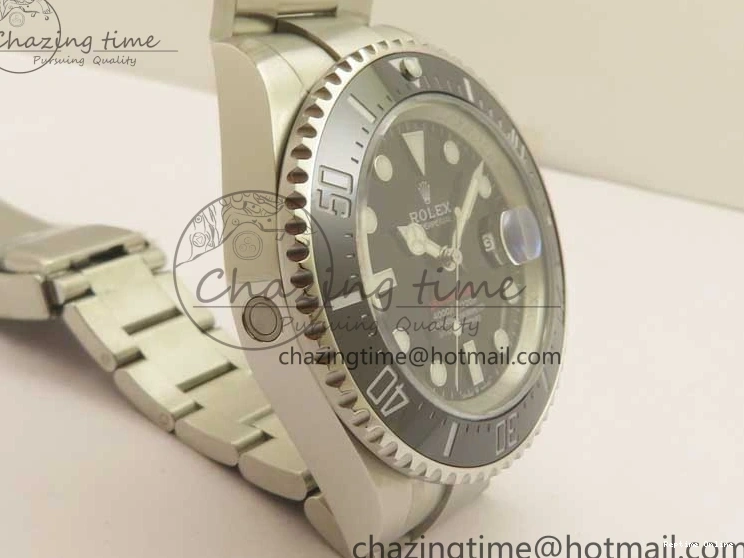 0128 Sea-Dweller 2017 Baselworld 126600 3EF 1:1 Best Edition Black Dial on SS Bracelet A3235 Clone SmoothTexture 2487